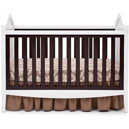 3- In- 1 Crib with Raised Moldings